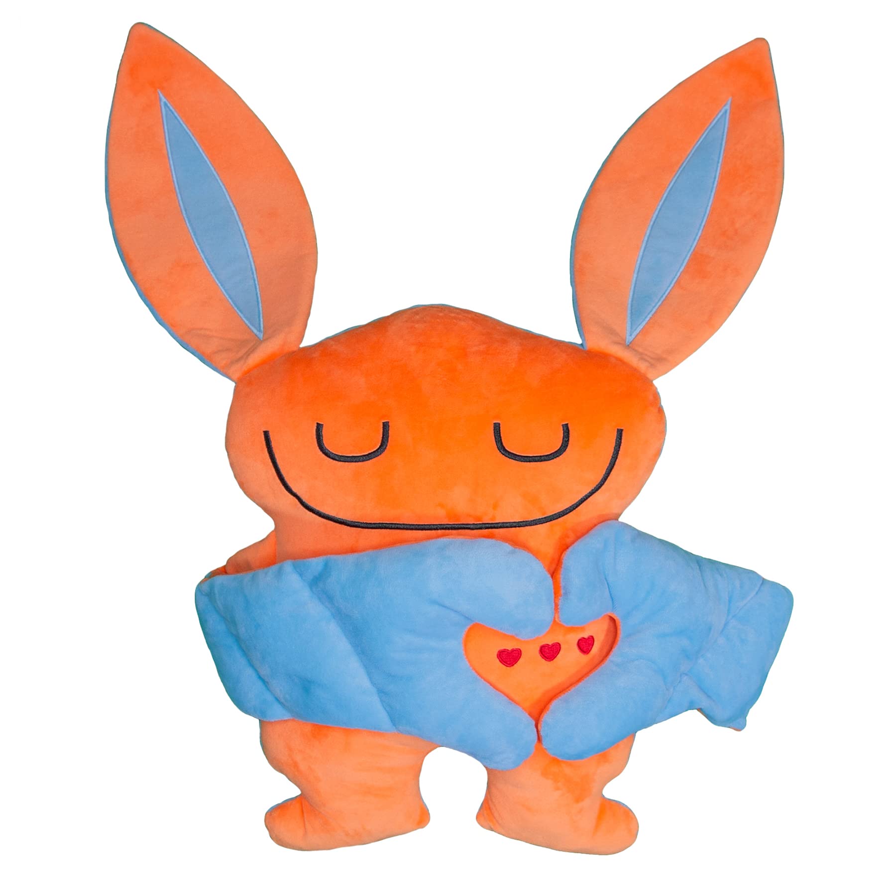 Bumpas weighted plush toy front view offers a cozy cuddle for kids.