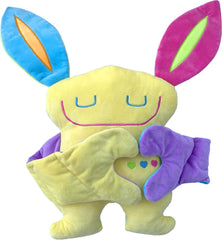 Bumpas weighted plush toy front view, a comforting companion for bedtime and play.