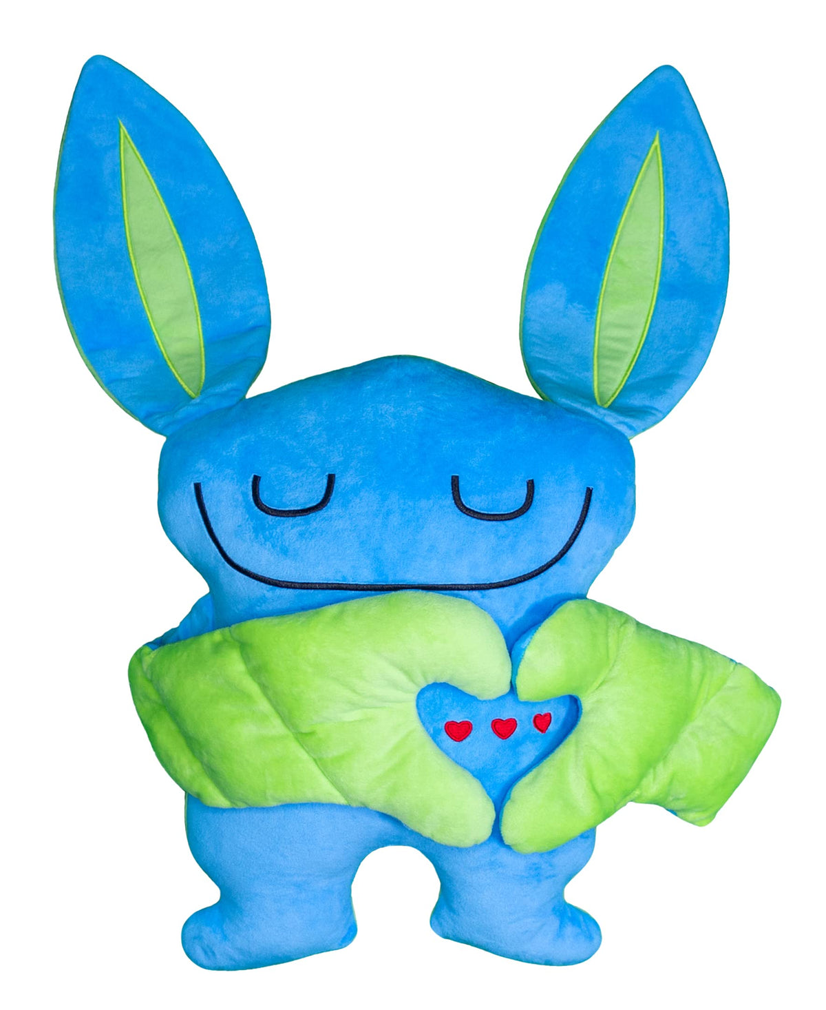 Bumpas weighted plush toy close-up showing the hug-like feel and soft texture.