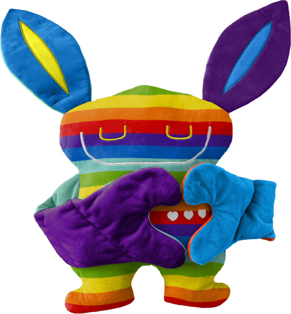 Bumpas weighted plush toy offers a realistic hug with soft, cuddly fabric.