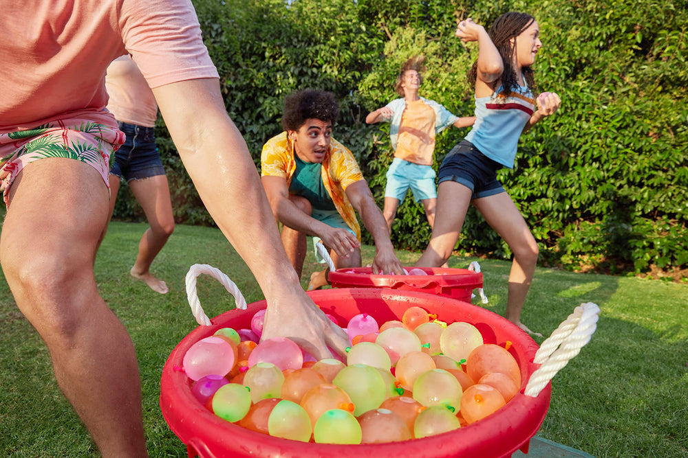 No-tying setup by Bunch O Balloons supports family-friendly summer games.