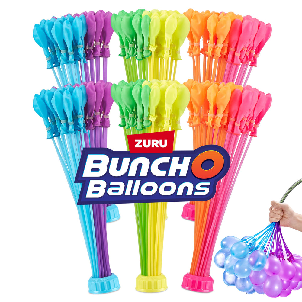 Bunch O Balloons Tropical Party stems enabling rapid backyard setup.