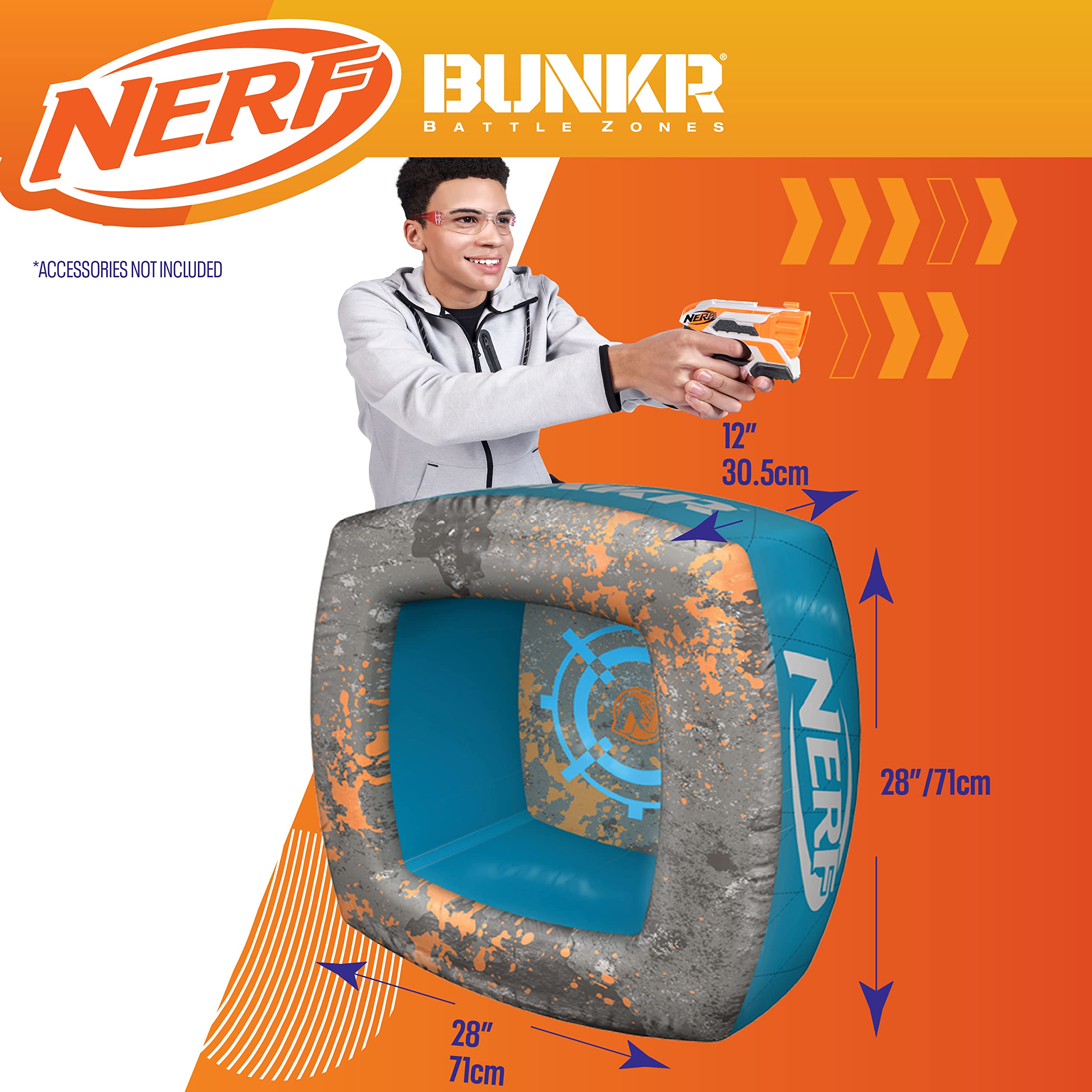 BUNKR Inflatable chair quick inflation valve for fast setup.