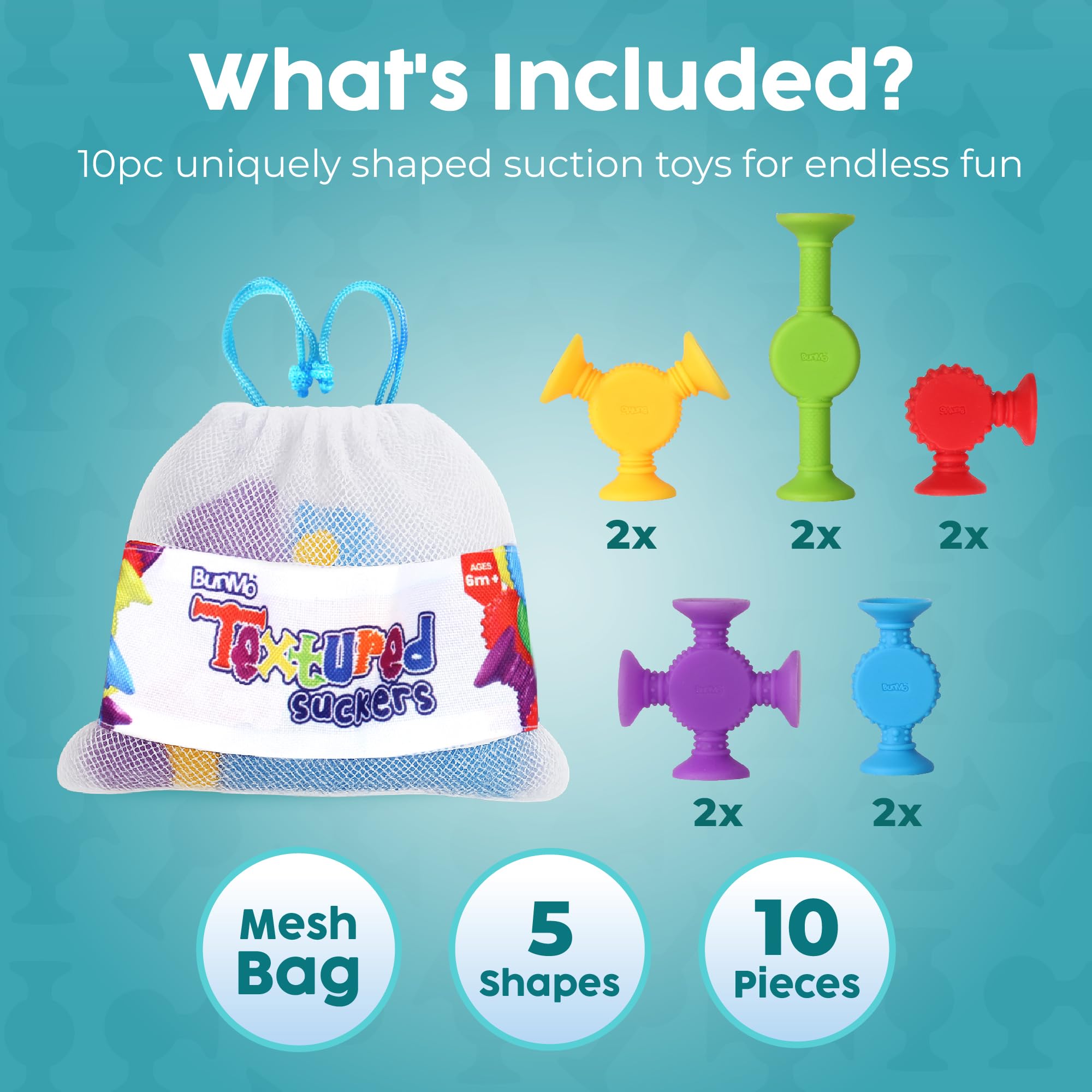 BUNMO suction pop action toy during bath time