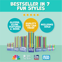 BUNMO stretchable strings extend over two feet for versatile play.