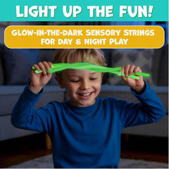 Bright color variety of BunMo strings for visual stimulation during calm activities.
