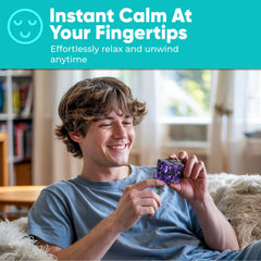 Durable ABS BunMo Infinity Fidget Cube shows reinforced joints for daily use.