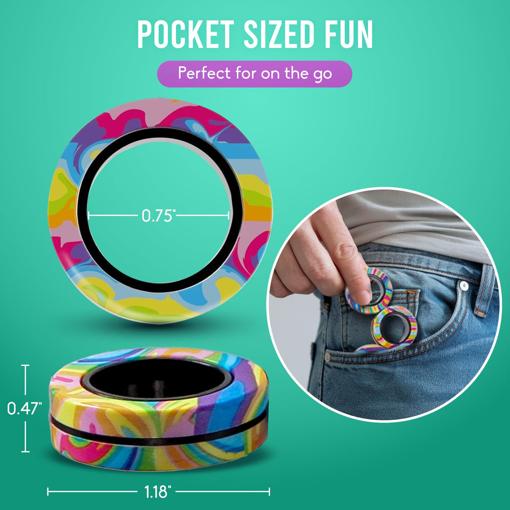 BUNMO magnetic fidget rings safe, durable materials ideal for daily use.
