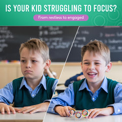 BUNMO magnetic fidget rings help improve dexterity through spin, flip, and link.