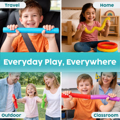 BUNMO Pop Tubes classroom-ready setup encourages collaborative, open-ended learning.