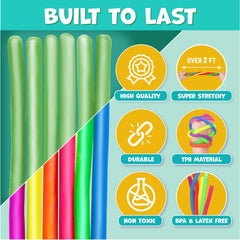 Durable TPR material of BunMo strings supports soft, flexible, long-lasting play.