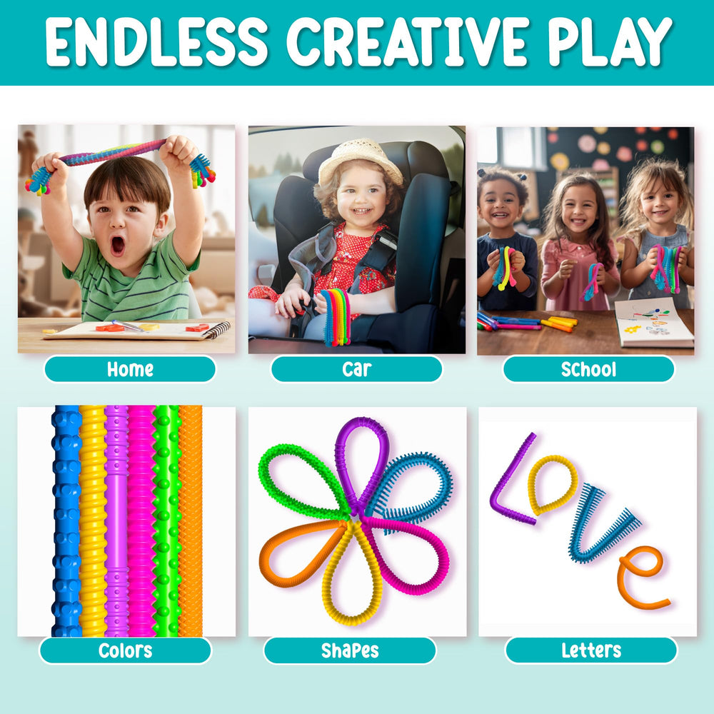 BunMo orange twist worm encourages hands-on learning through bending and pulling