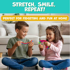 BUNMO Stretchy Strings in classroom use promoting quiet, focused play