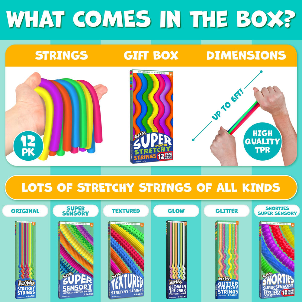 BUNMO Stretchy Strings easy-clean design for quick refresh