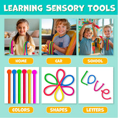 BUNMO Stretchy Strings extend over three feet for versatile play.