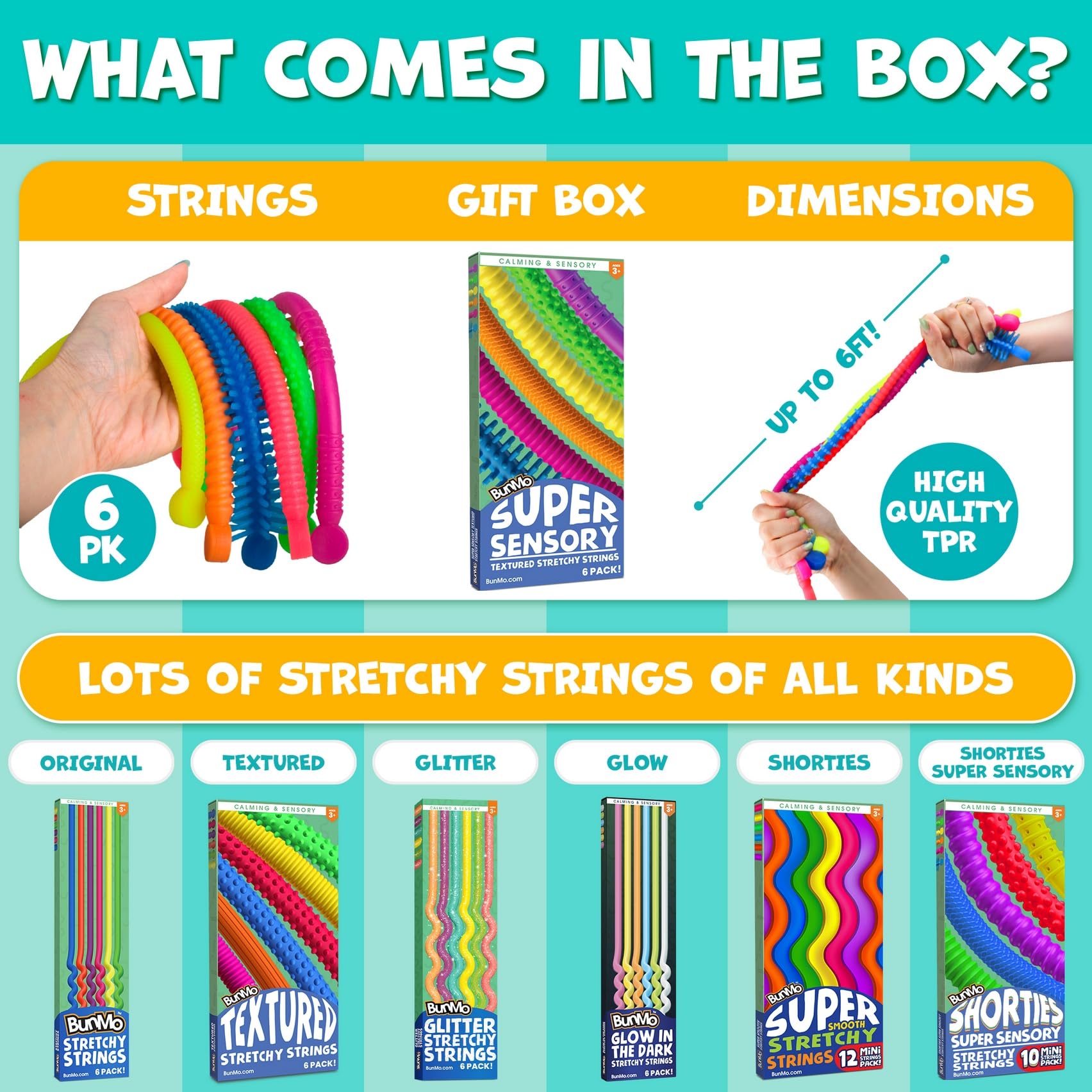 Six-pack set ready for sharing, classroom prizes, or party favors.