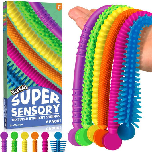 BUNMO Stretchy Strings with a bright texture for quiet focus and tactile play.