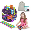 BunnyBoo Sensory Activity Board 3D cube for calm, focused play on the go.
