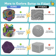 BunnyBoo board strings with vibrant colors for calming play.