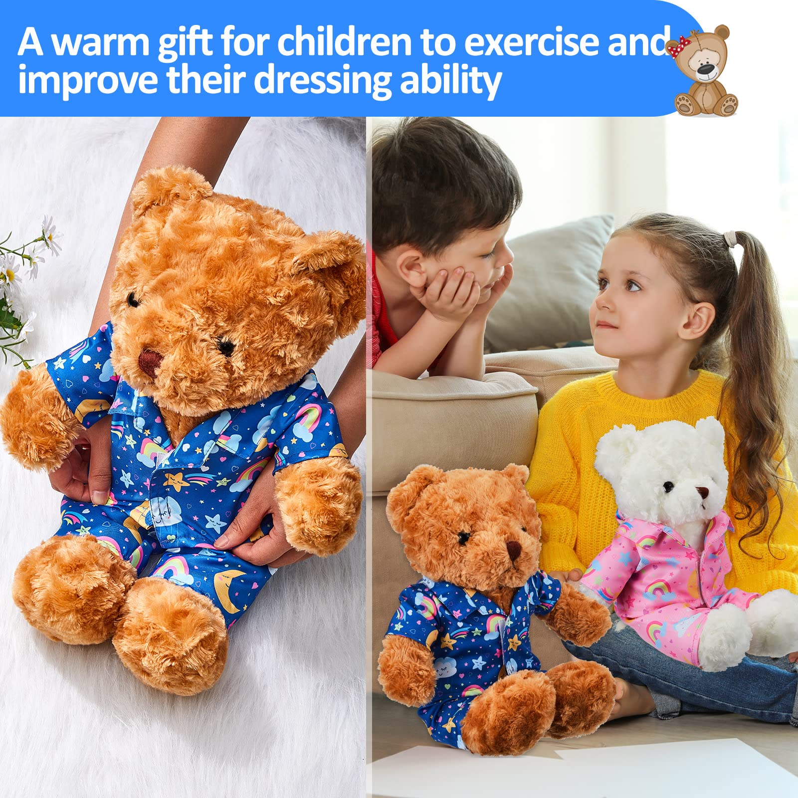 Bunnycool gift-ready bear clothes make a sweet, thoughtful present.