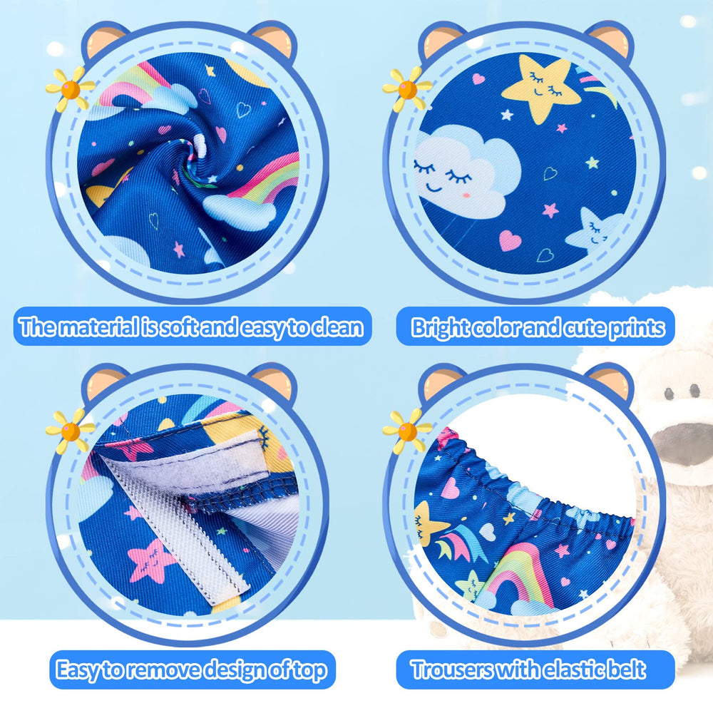 Bunnycool soft fabric offers a cozy tactile feel for cuddly bear outfits.