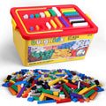 burgkidz Building Bricks 1020-Piece Set laid out for creative play and learning.