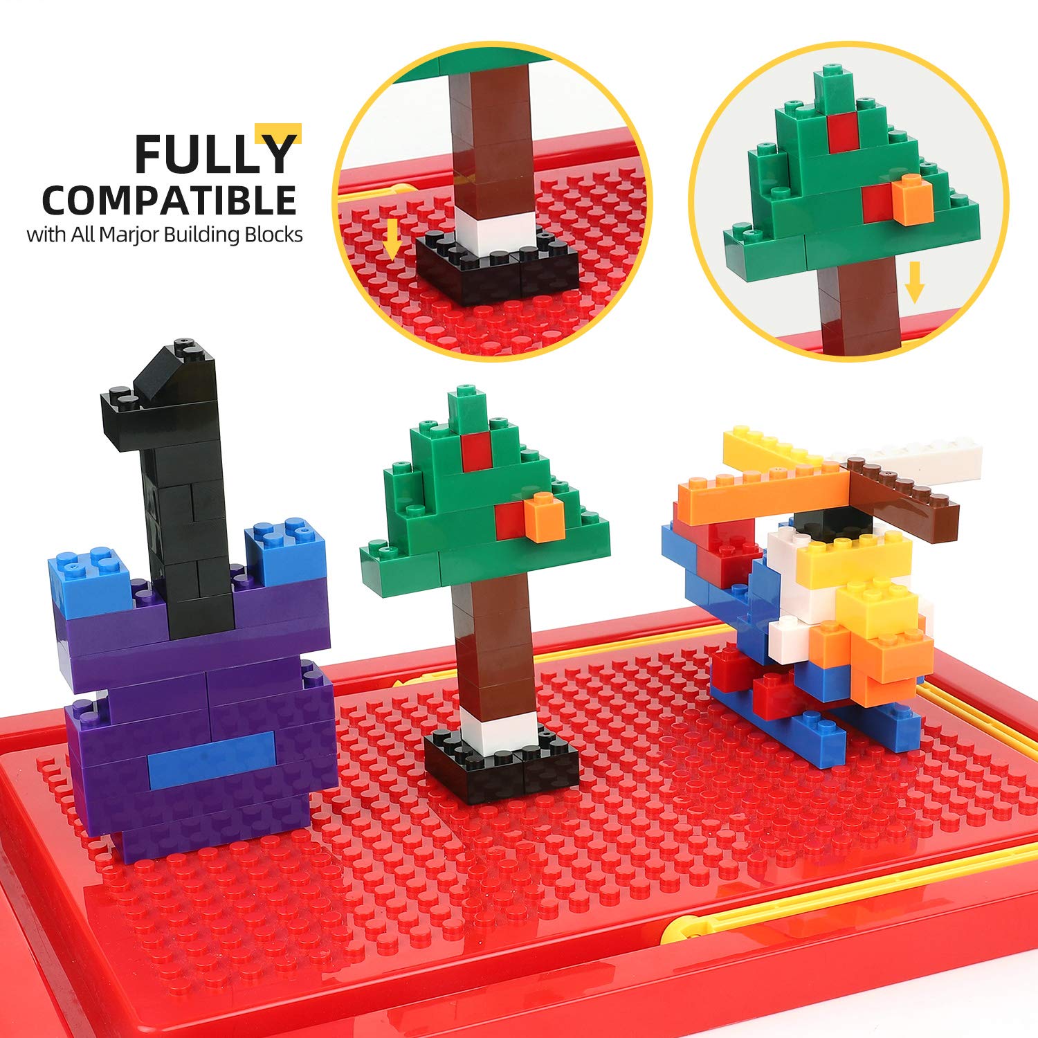 burgkidz Child-safe ABS materials with smooth edges support safe, worry-free play.