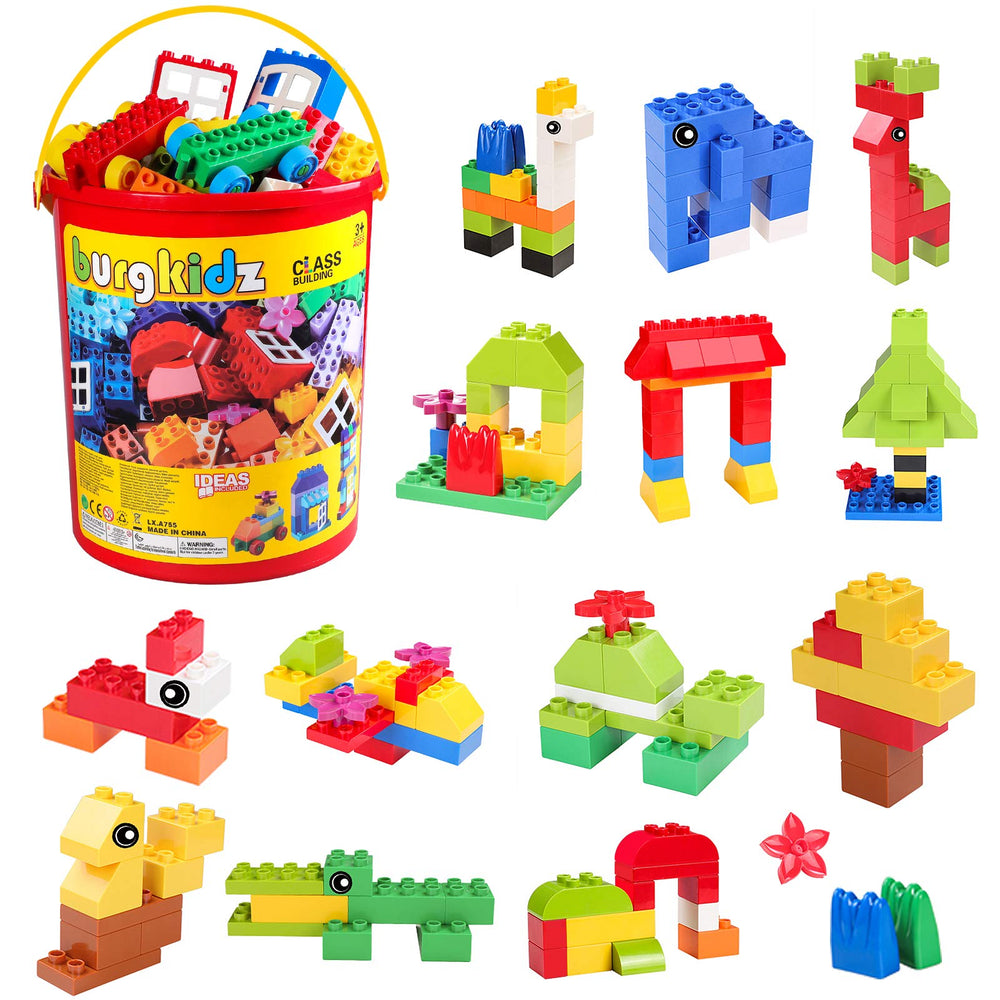 burgkidz large blocks in little hands highlight simple, engaging play for toddlers