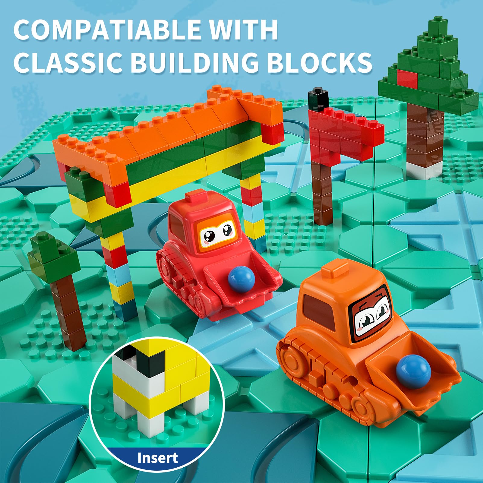 burgkidz Logical Road Builder easy-to-understand instructions for quick setup