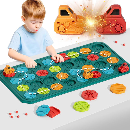 burgkidz road-builder board setup shows eight boards for growing STEM skills