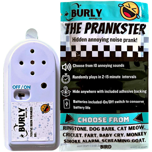Burly Effects Hidden Noise Maker compact device hidden for discreet pranks