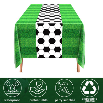 Buryeah tablecloth on a tailgate setup adds sporty vibe while protecting surfaces