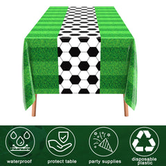 Buryeah tablecloth on a tailgate setup adds sporty vibe while protecting surfaces
