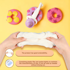 Busaurus refill packs peach clay to extend creative sessions