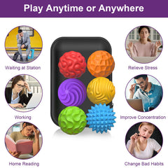 BUSOHA magnet-connected balls for endless, silent hand exercises.
