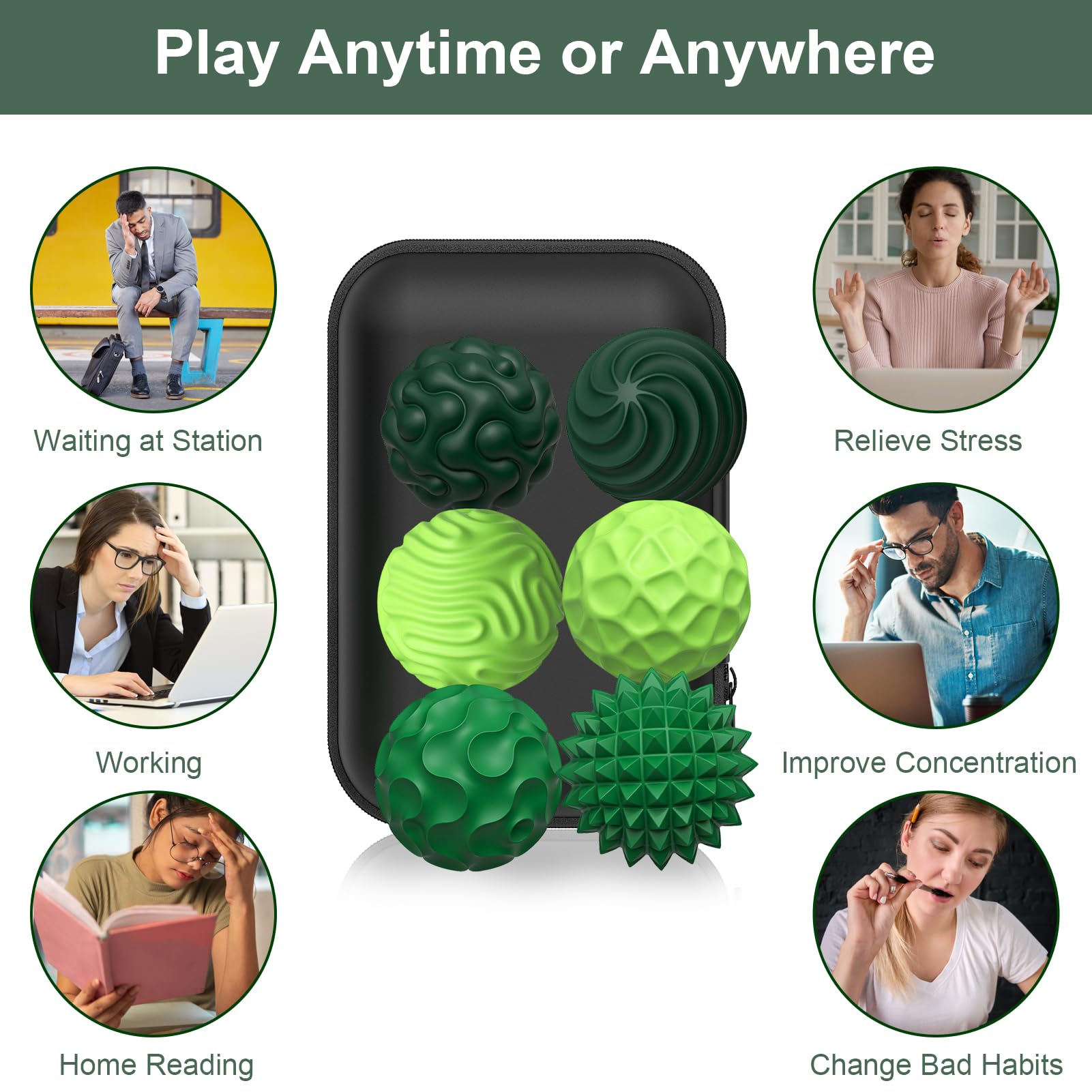 BUSOHA travel-friendly sensory toy fits in bag or pocket