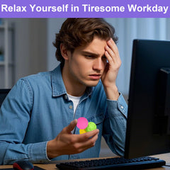 Quiet BUSOHA fidget balls offer discreet, silent stress relief.