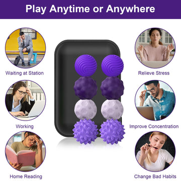 BUSOHA quiet-design fidget ball suitable for classrooms and offices.