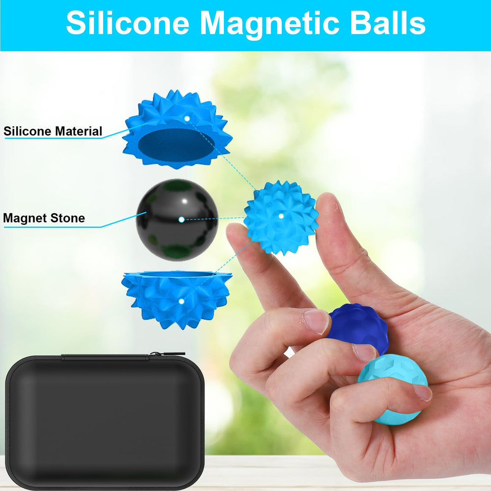 BUSOHA silicone fidget ball promotes stress relief and focused attention in quiet use.