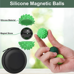 BUSOHA silicone fidget ball texture-dots offering varied sensory feedback.