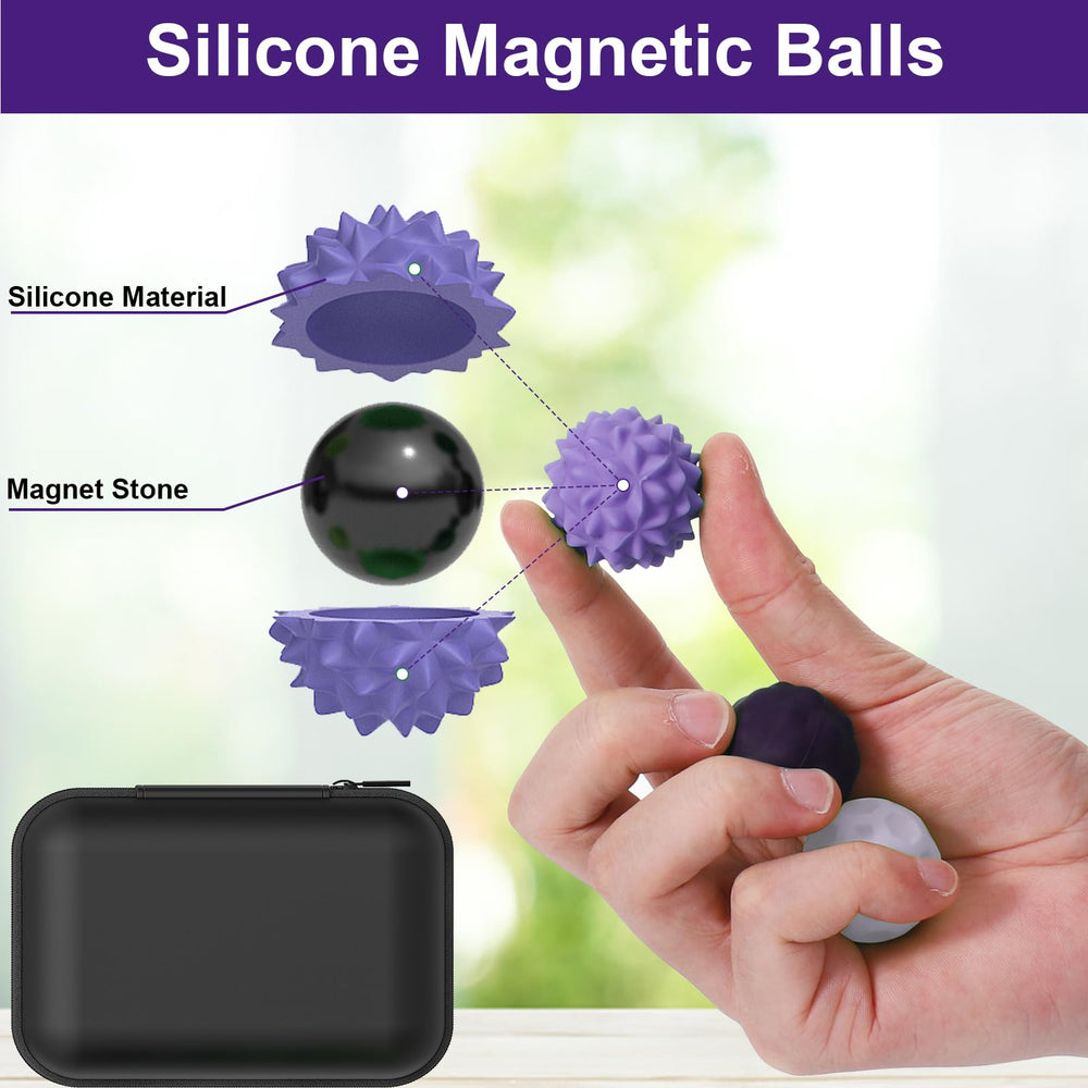 BUSOHA fidget ball texture two highlighting varied sensory feedback.