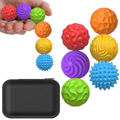 BUSOHA silicone fidget ball with textured surface for focus and calm.