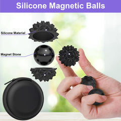 BUSOHA compact silicone fidget balls ideal for on-the-go relief