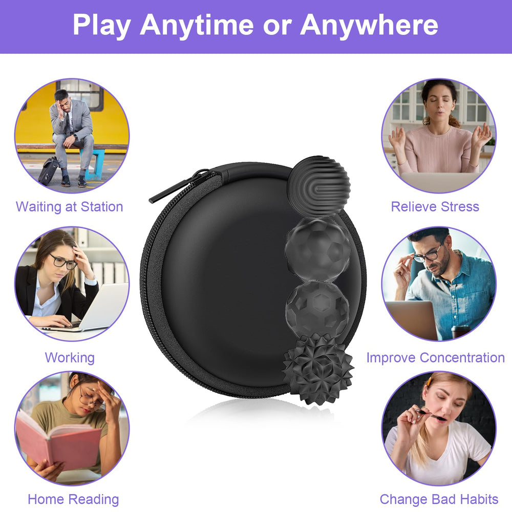 BUSOHA gift-ready fidget ball set for teens and adults
