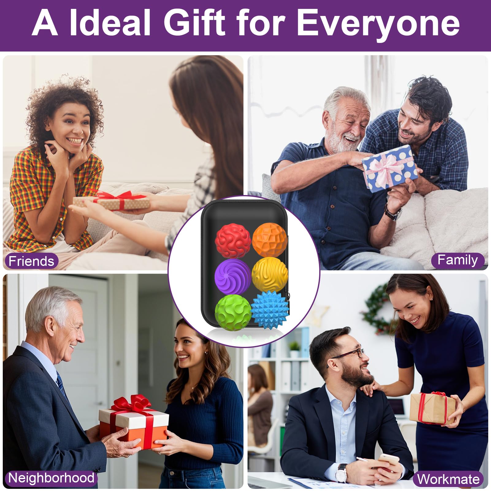 BUSOHA sensory balls built from food-grade silicone for safety.