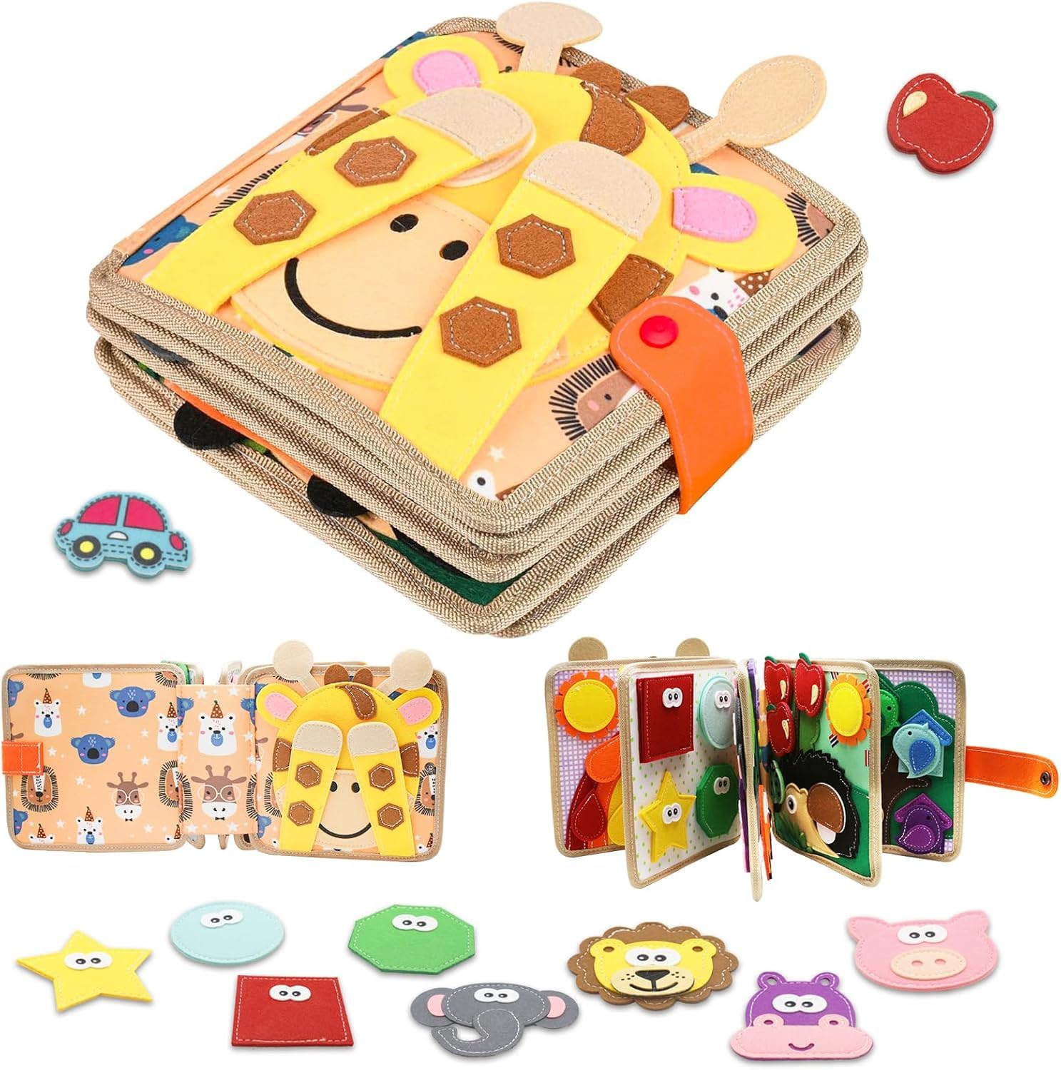 Busy Board pull tabs promote fine motor skills through tactile play
