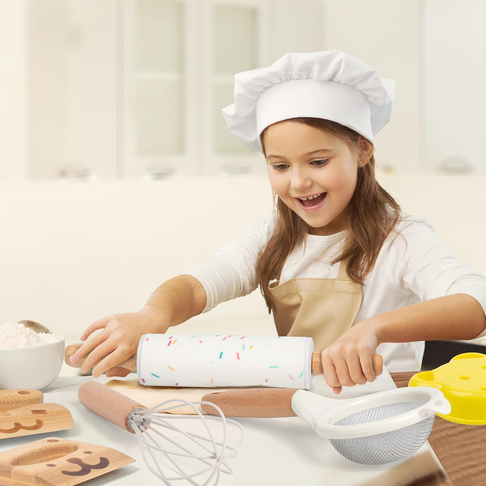 Busy edition 18pcs kids cooking set fruit cutters for colorful prep