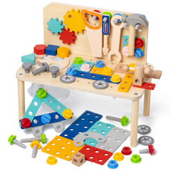 Busy Edition gears and connectors promote cause-and-effect thinking during play