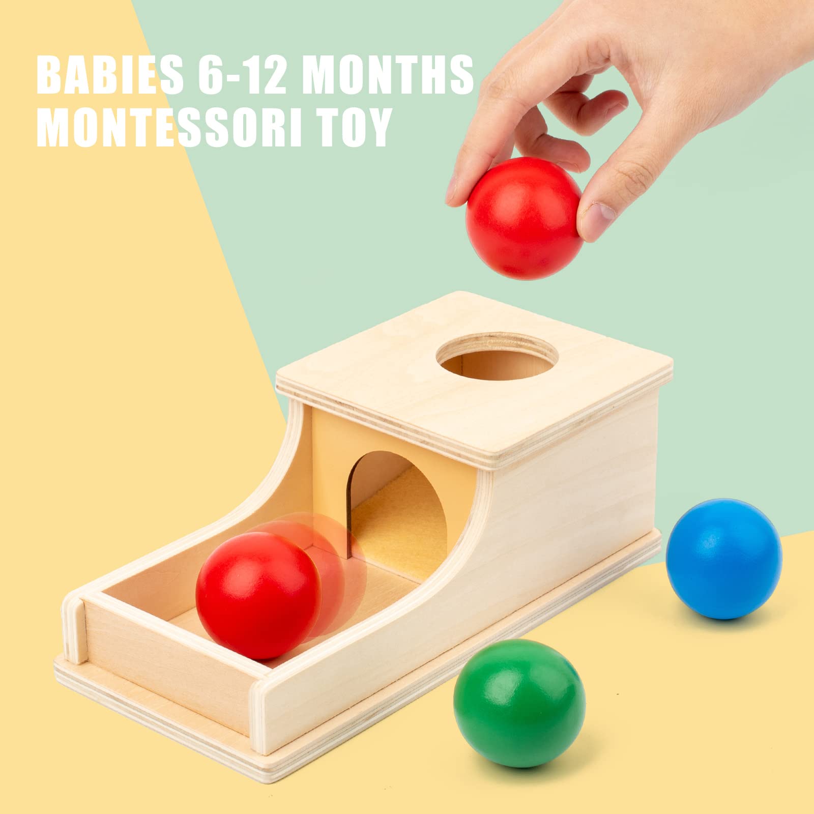 Busy Edition Montessori-inspired toy supports early color and spatial awareness.
