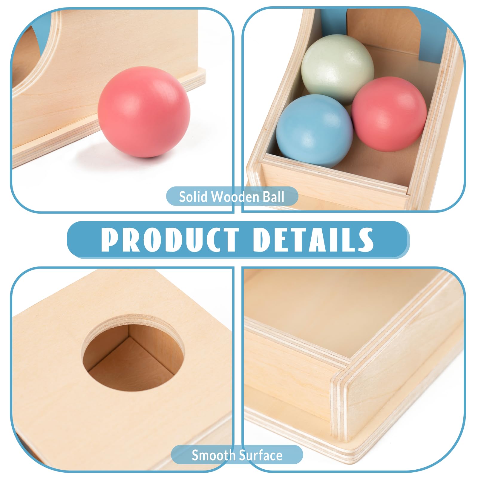 Busy Edition smooth-edge wooden toy designed for safe, durable baby play